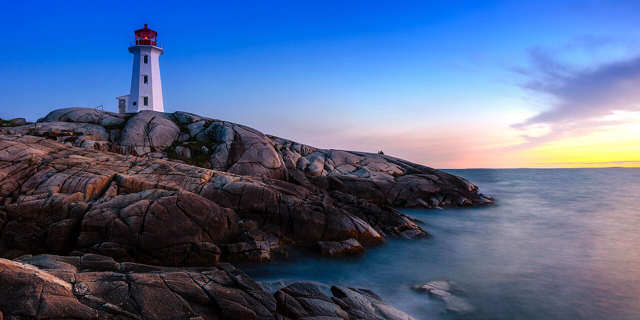 Peggy’s Cove Lighthouse in Nova Scotia